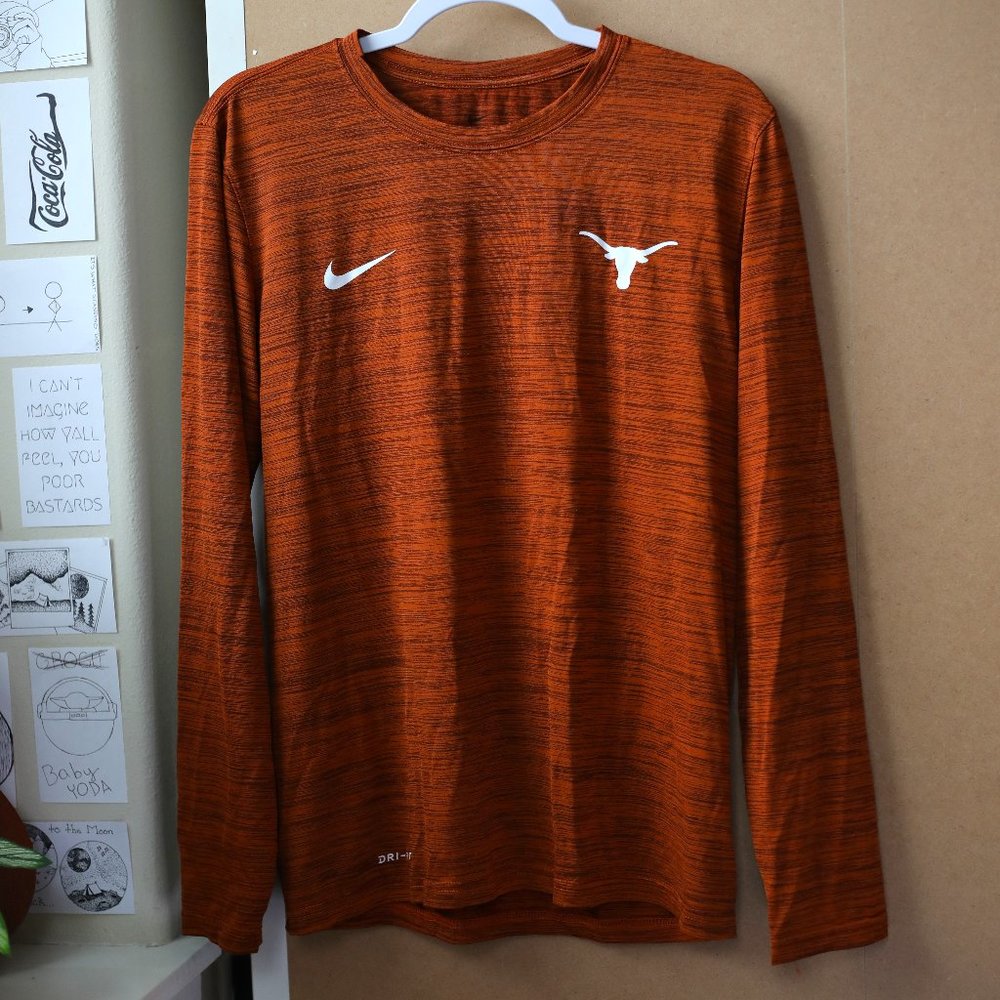 Nike Texas Longhorns Long-sleeve Sunshirt